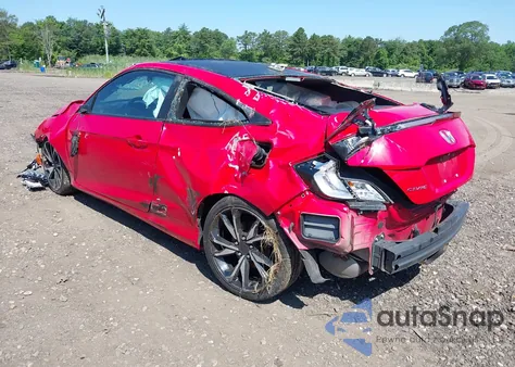 2020 Honda Civic Si Coupe из США, поврежденный, VIN 2HGFC3A5XLH751847